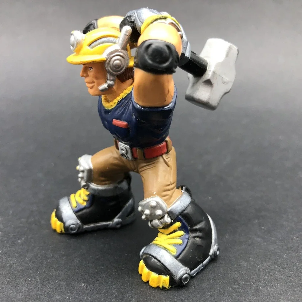 Fisher Price Rescue Heroes Jack Hammer G2884 Construction Figure 2003 2-5/8